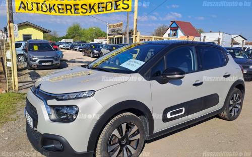 CITROEN C3 1.2 PureTech Shine S&S EAT6 MAGYAR AUTOMATA VÁLTÓS 1 TULAJ 77EKM ÚJSZERŰ ÖNERŐ NÉLKÜL HITELRE IS image 1